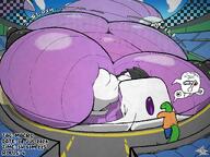 character:snavak female huge_belly huge_breasts lactating macro rumbling_stomach size_diff snake // 1600x1200 // 418KB