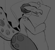 2025 anthro character:savak hug kobold sleep software:csp solo // 910x818 // 41KB